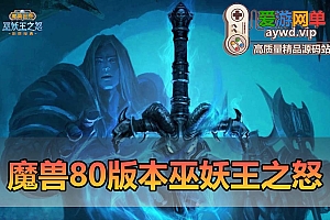 精品怀旧【魔兽世界80级】335巫妖王之怒怀旧一键端假人陪玩GM后台