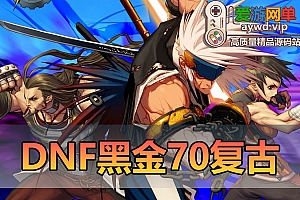 搜集端游【DNF】70级黑金版慢节奏养老怀旧版虚拟机一键端GM后台