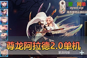 爱游网单亲测【尊龙阿拉德之怒】单机版60帧 仿地下城职业 带女鬼剑圣职者 网页GM物品后台虚拟机一键端